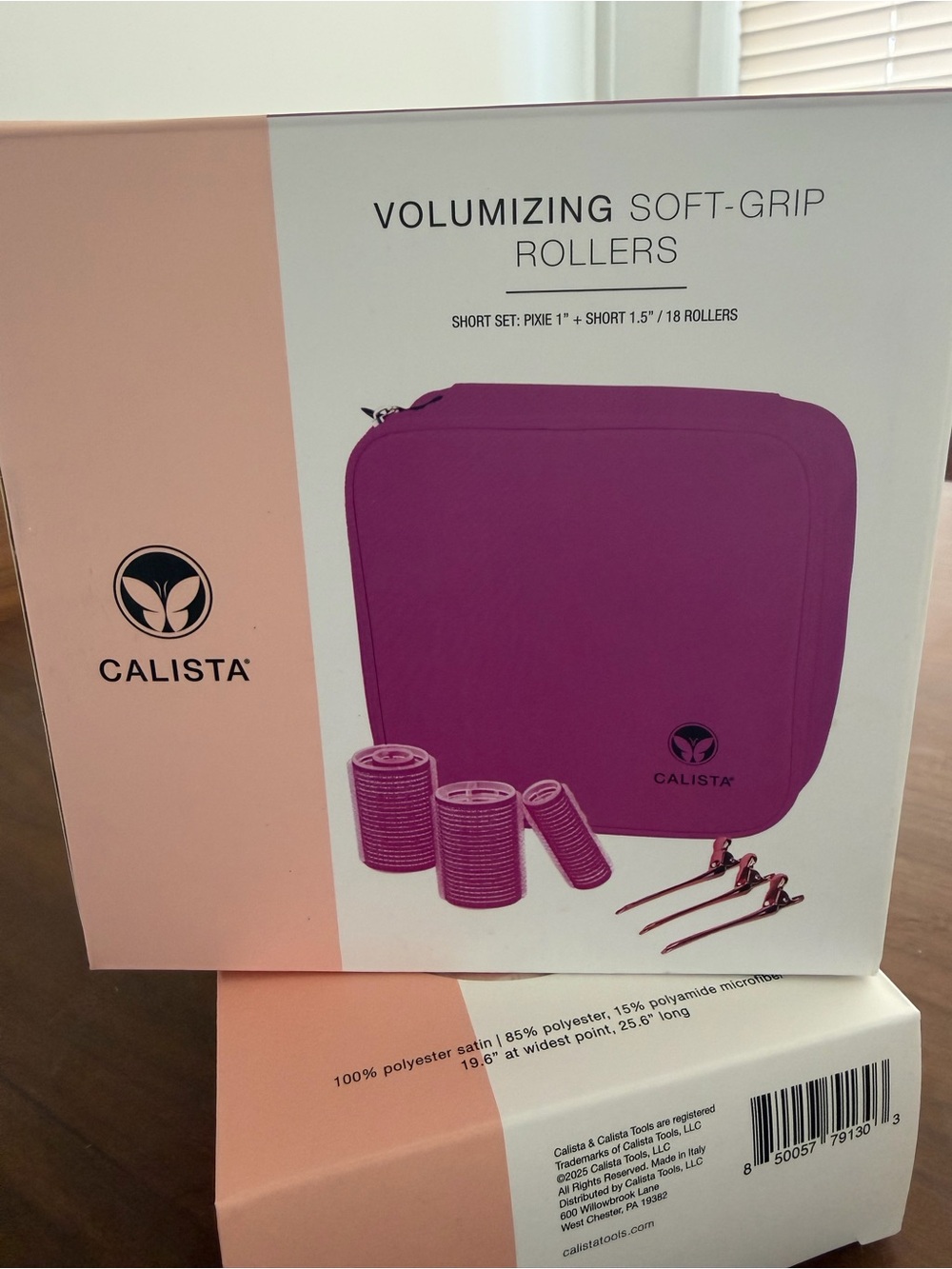 Calista Volumizing Soft-Grip Rollers - Magenta